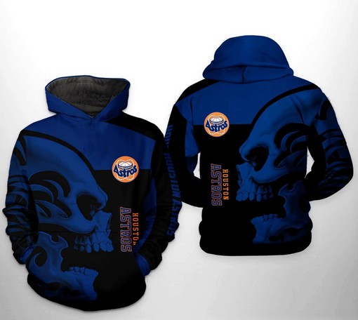 Houston Astros MLB Zip-Up All Over Print Hoodie