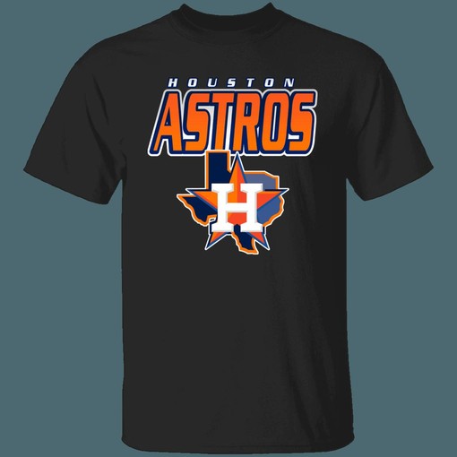Houston Astros Vintage MLB T-Shirt Sweatshirt Hoodie with Retro Look and Baseball Theme - Image 3