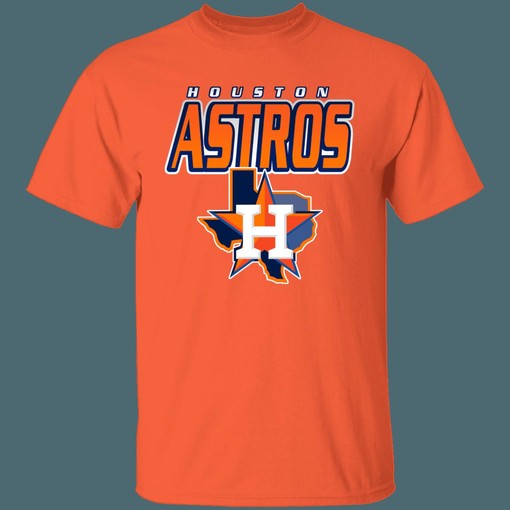 Houston Astros Vintage MLB T-Shirt Sweatshirt Hoodie with Retro Look and Baseball Theme - Image 4
