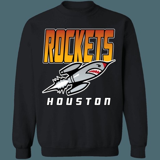 Houston Rockets GRADIENT Retro NBA Vintage Sweatshirt Hoodie Shirt with Unique Design - Image 2