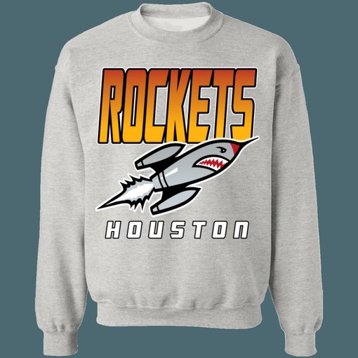 Houston Rockets GRADIENT Retro NBA Vintage Sweatshirt Hoodie Shirt with Unique Design - Image 4
