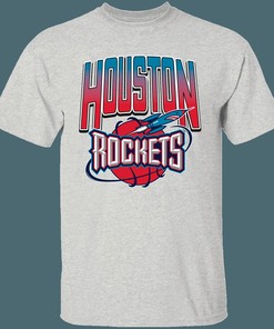 Houston Rockets ROCKET Retro NBA Fan T-Shirt Sweatshirt Hoodie with Classic Design