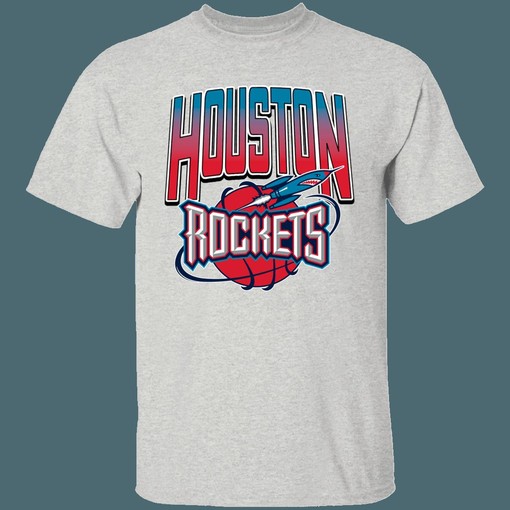 Houston Rockets ROCKET Retro NBA Fan T-Shirt Sweatshirt Hoodie with Classic Design