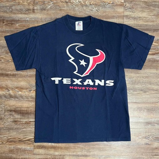 Houston Texans NFL Football Logo Athletic Sweatshirt T-shirt - Vintage Style NFL Football Teams Gifts for Fans