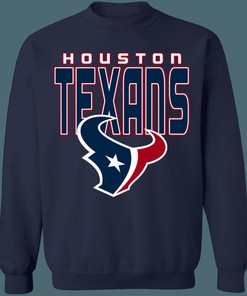 Houston Texans Retro NFL Graphic Long Sleeve Tee - Vintage Look