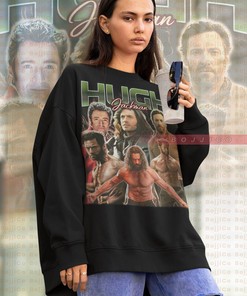 Hugh Jackman Vintage Australian Actor Sweatshirt, Homage Sweater, TV Series Retro 90s Sweatshirt, Hugh Jackman Merch