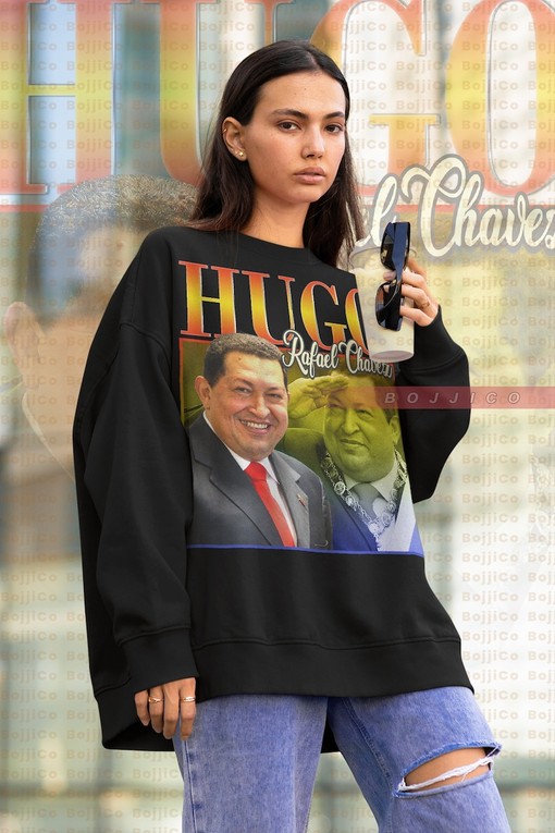 Hugo Chavez Sweater - Minimalist Movie Shirts for Men - Image 4