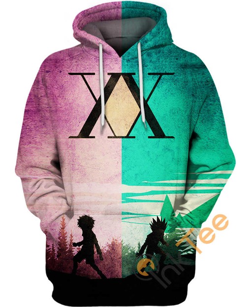 Hunter Association Logo All Over Print Hoodie with Iconic Print Design for Fans