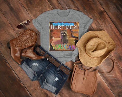 Hurt Me Can Meme Shirt: Movie Shirts for Men and Women with Possums and Opossums - Image 4