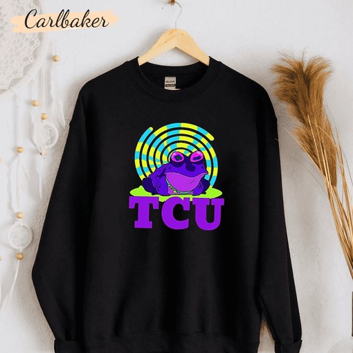 Hypnotoad Frogs Football Shirt, Perfect Gift for Fans of Frogs Hypnotoad Sweatshirt and Tcu Football - Image 2