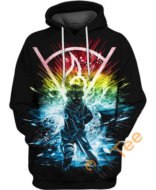 Hyuga Hinata Stormy Fight Full Print 3D Hoodie with Bold Print Design for Anime Fans