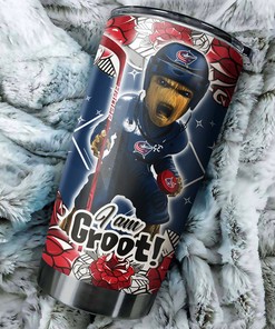 I Am Groot Edition Columbus Blue Jackets NHL Tumbler - Grab Yours Now