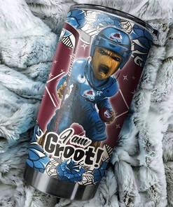"I Am Groot" Marvel Design Colorado Avalanche NHL Tumbler