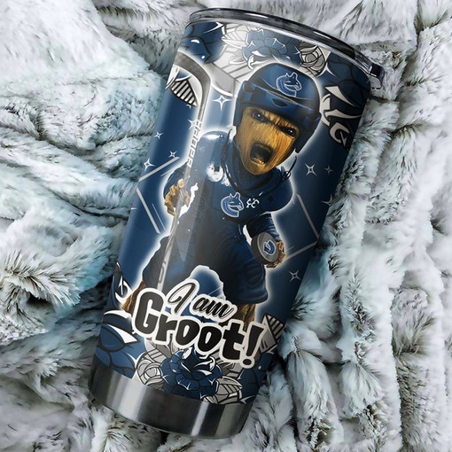 "I Am Groot" Marvel Design Vancouver Canucks NHL Tumbler