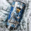 I Am Groot Quote and Personalized Design - Kansas City Royals MLB Tumbler with Sports Tumbler 20oz MLB Coffee Tumbler