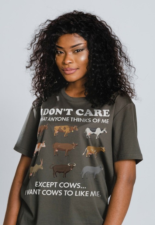 I Don't Care Except Cows Unisex Tees, Funny Cow Shirt, Sarcastic Animal Tee, Moo Cow Top, Country Girl Shirt