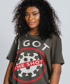 I Got The Shot Unisex Tees, Funny Vaccinated Tee, Covid Vaccine Shirt, Fully Vaccinated Top, Covid19 Apparel
