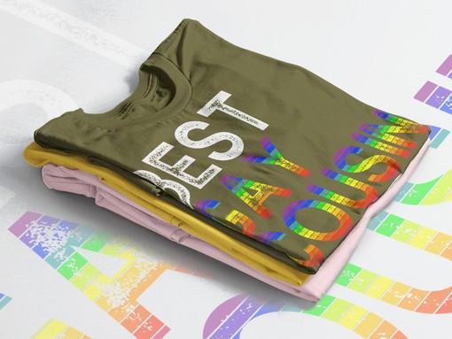 I Love My Gay Son Unisex Tee, PRIDE Months Shirt, I Love My Two Dads Shirt, LGBTQ+ Pride Rainbow Symbol Tee