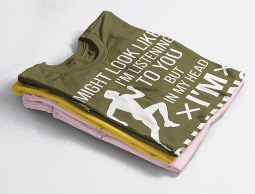 I Might Look Like I'm Running Top, Funny Running Shirt, Gift For Runners, Marathon Running Tee, Running Humor Tee - Image 4