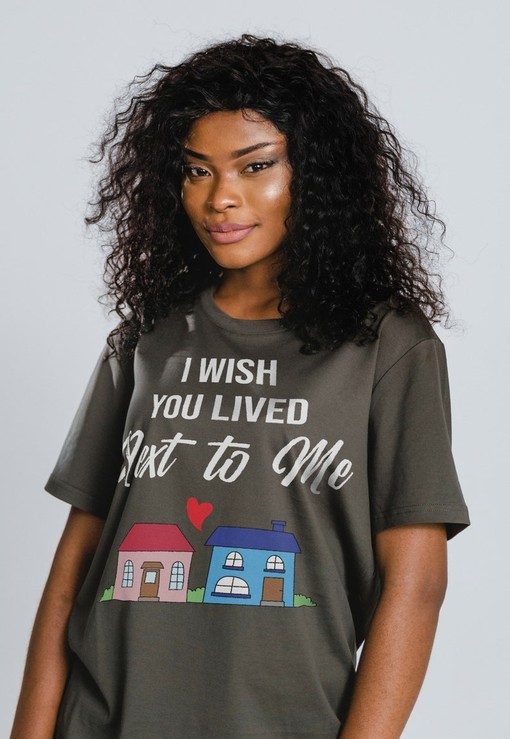 I WISH YOU Live Next To Me Unisex Shirt, Cute Best Friend T-Shirt, Perfect Sister Shirt, Long Distance Shirt