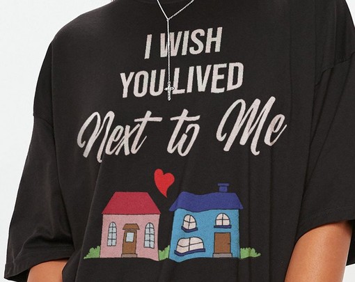 I WISH YOU Live Next To Me Unisex Shirt, Cute Best Friend T-Shirt, Perfect Sister Shirt, Long Distance Shirt - Image 2