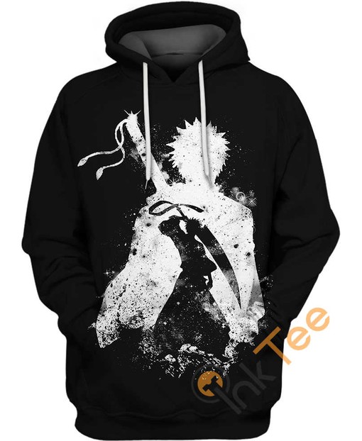 Ichigo Kurosaki Ink Splash Full Print 3D Hoodie with Bold Print Design for Anime Fans