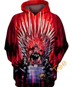 Ichigo On Iron Throne Anime Inspired 3D Hoodie with Unique Print Design for Fans