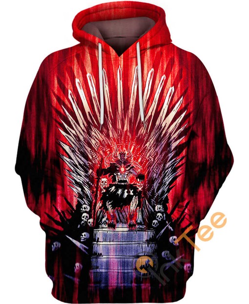 Ichigo On Iron Throne Anime Inspired 3D Hoodie with Unique Print Design for Fans