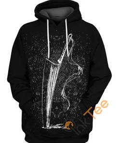 Ichigo's Zangetsu Sword Slayer 3D Hoodie with Unique Print Design for Anime Fans