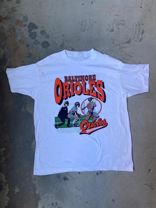 Iconic Baseball Apparel: Vintage Baltimore Orioles T Shirt Tee with Team Logo