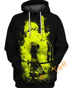 Iconic Trafalgar Law Hoodie with 3D Print - Perfect for Fans of One Piece
