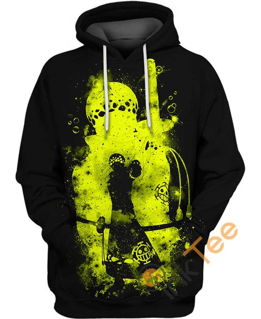 Iconic Trafalgar Law Hoodie with 3D Print - Perfect for Fans of One Piece