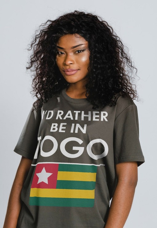 I'd Rather Be In Togo Unisex Shirt, Roots Tee, Togolese Flag Pride Gift, It's In My DNA Top, Togolese Tshirt