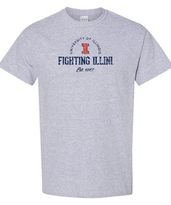 Illinois Fighting Illini Marker Repeat State University Shirt Illinois Home Champion Hoodie Gift