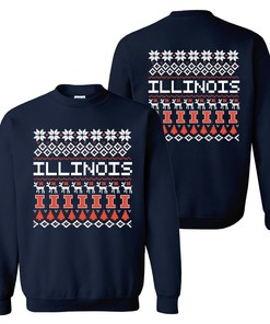 Illinois Fighting Illini Plaid Circle College Shirt Illinois Home Champion Hoodie Gift, Vintage Illinois Sweatshirt