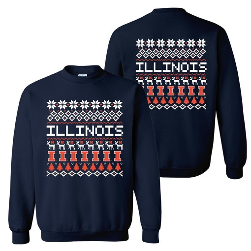 Illinois Fighting Illini Plaid Circle College Shirt Illinois Home Champion Hoodie Gift, Vintage Illinois Sweatshirt
