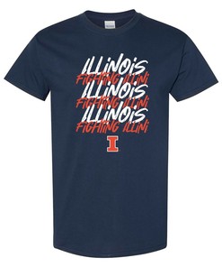 Illinois Fighting Illini Stitch Arch NCAA Shirt Illinois Home Champion Hoodie Gift, Vintage Illinois Sweatshirt