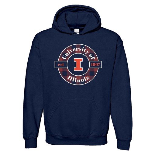 Illinois Fighting Illini Vintage Script NCAA Shirt Illinois Home Champion Hoodie Gift, Vintage Illinois Sweatshirt