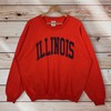 Illinois State University Vintage Style Crew Neck Sweatshirt Sweater Pullover