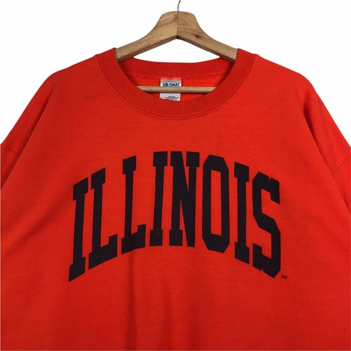Illinois State University Vintage Style Crew Neck Sweatshirt Sweater Pullover - Image 2