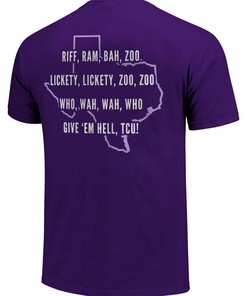 Image One Men's Fight Song TCU Horned Frogs T-Shirt - Must-have Tee for NCAA Fans and Students