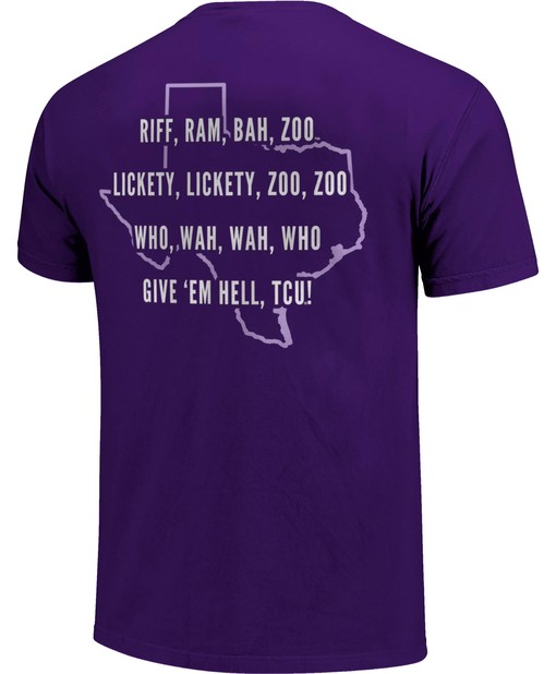 Image One Men's Fight Song TCU Horned Frogs T-Shirt - Must-have Tee for NCAA Fans and Students