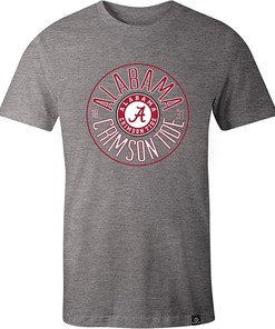 Image One NCAA Circles Everyday Short Sleeve T-Shirt and Alabama Sweatshirt Gifts for NCAA Fans