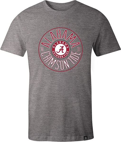 Image One NCAA Circles Everyday Short Sleeve T-Shirt and Alabama Sweatshirt Gifts for NCAA Fans
