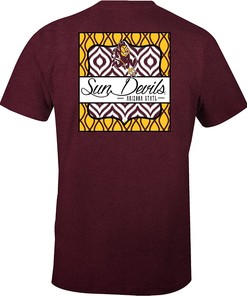Image One Ncaa Scroll Ladies Short Sleeve T-Shirt