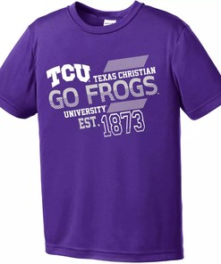 Image One Youth Offsides Competitor TCU Horned Frogs T-Shirt - Must-have NCAA Tee for Fans and Students