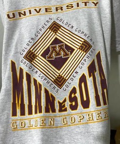 Impressive Vintage Minnesota Golden Gophers Shirt for Football Fans
