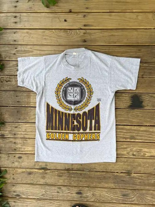 Impressive Vintage Minnesota Gophers Football Fan Shirt - Image 2
