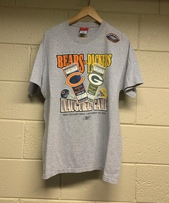 Inaugural Packers vs Bears Game Vintage Sweatshirt T-Shirt - Great Gift for NFL Fans