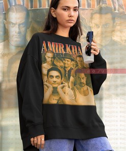 Indian Actor Aamir Khan Vintage Sweatshirt, Homage Sweater, 3 Idiots Shirt